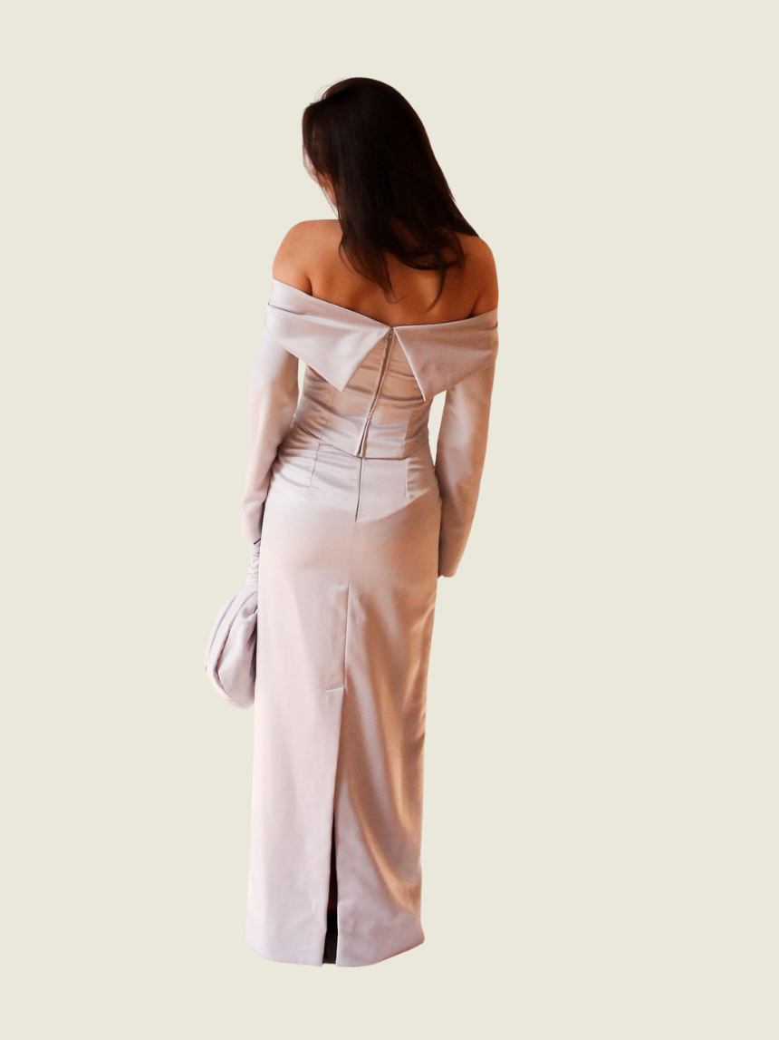 Custom Off Shoulder Maxi