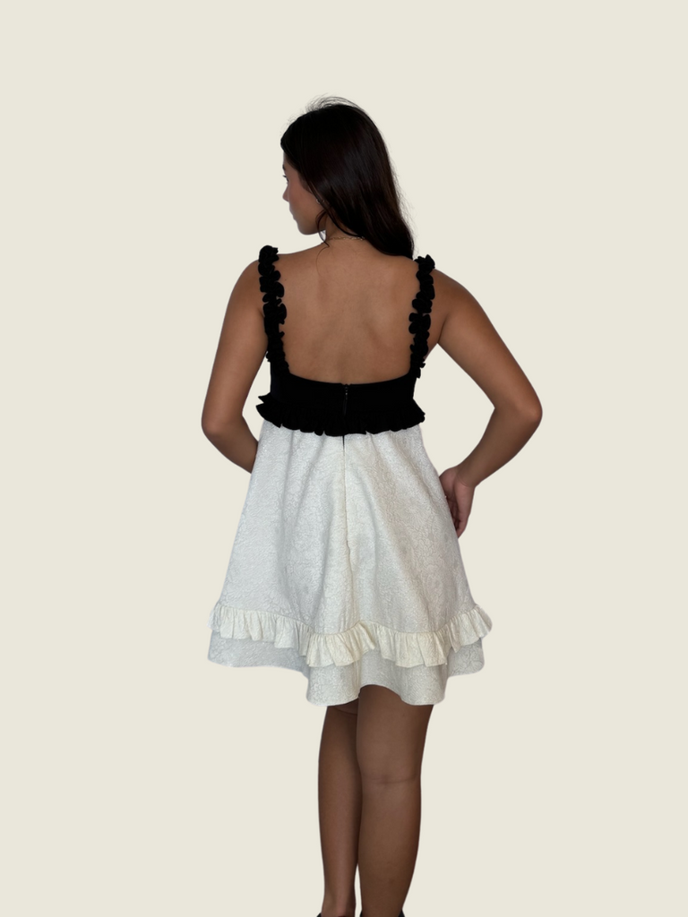 Atelier Carlene Jacquard Babydoll Dress