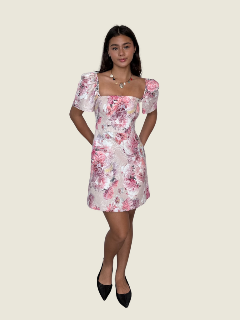 Vania Romoff Pink Mini Dress
