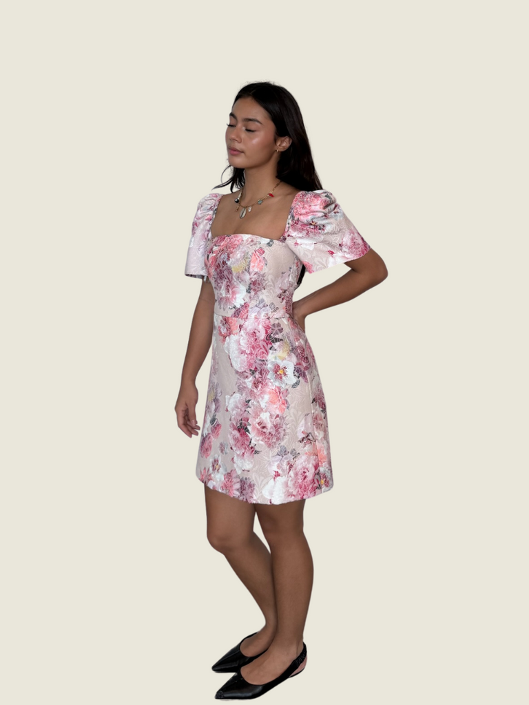 Vania Romoff Pink Mini Dress
