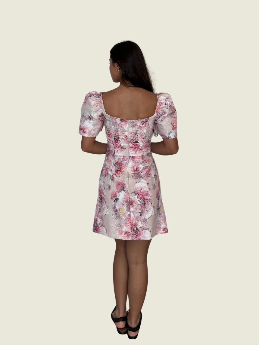 Vania Romoff Pink Mini Dress