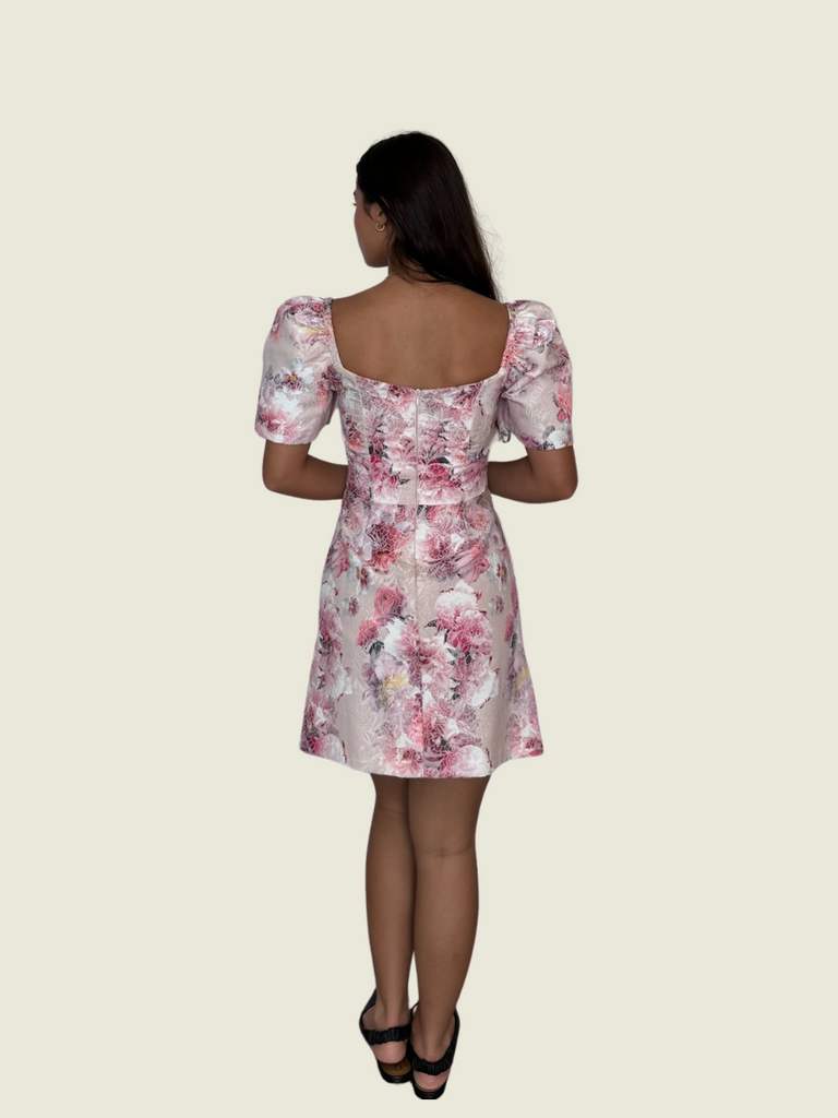Vania Romoff Pink Mini Dress