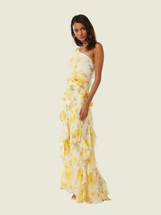 Ever New Belle Petite One Shoulder Gown