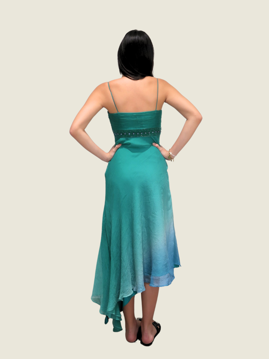 Laundry Saks Fifth Green Dress