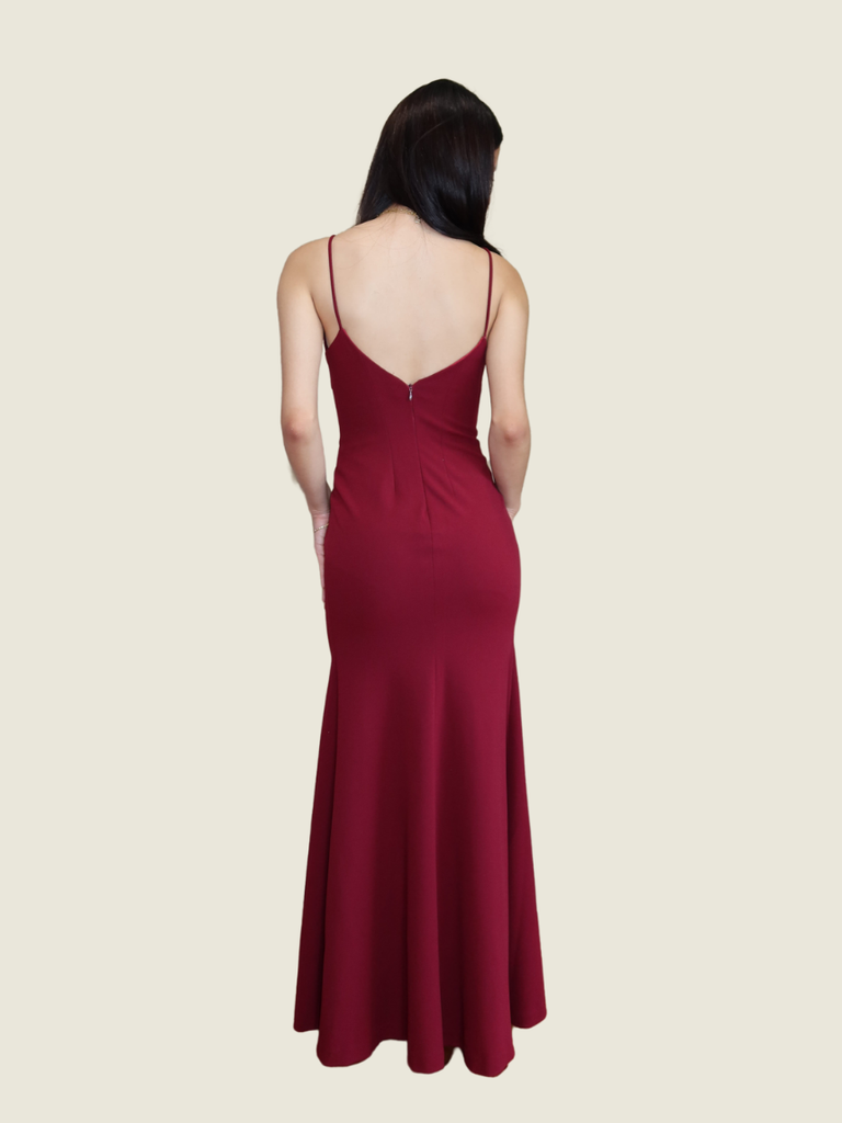 Rajo Laurel Custom Red Gown
