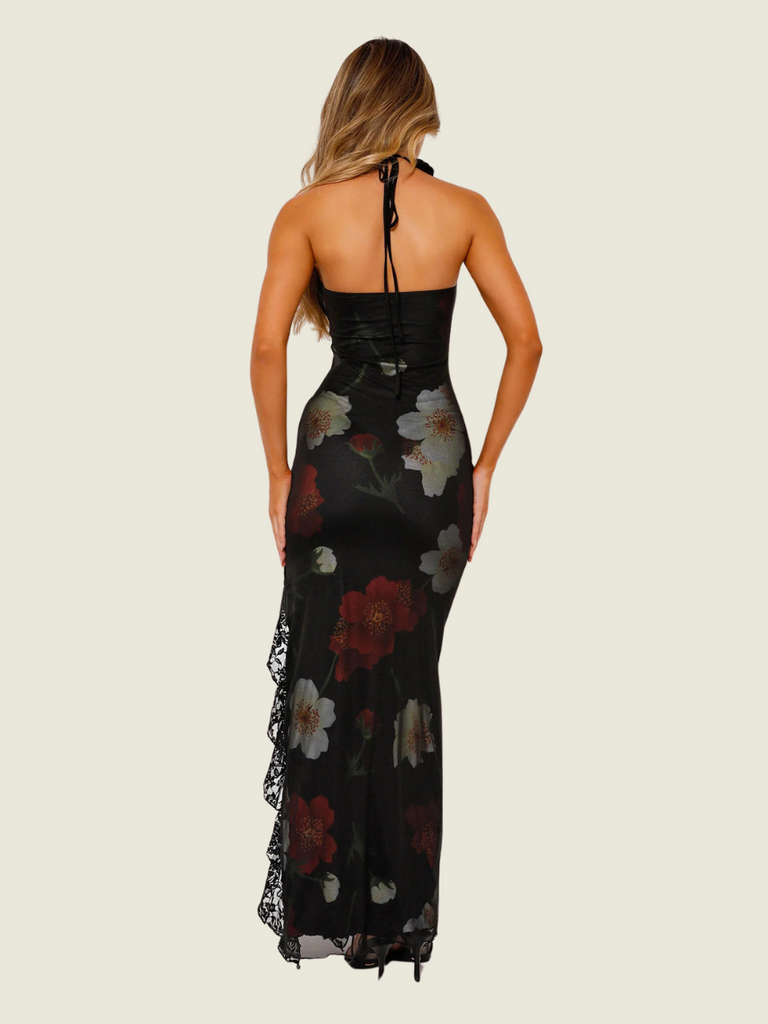 Tiger Mist Black Theo Maxi Dress