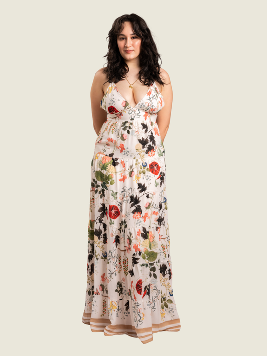 Alice and Olivia Karolina Paneled Maxi Dress