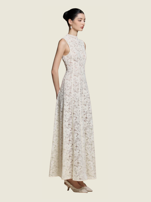 Huong Boutique Louise Lace Maxi Dress