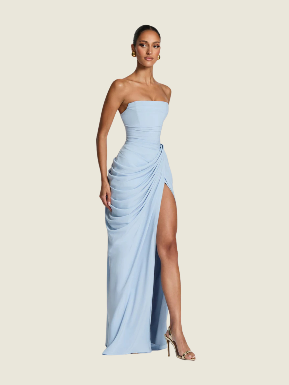 BABYBOO Cyra Maxi Dress Glacier Blue