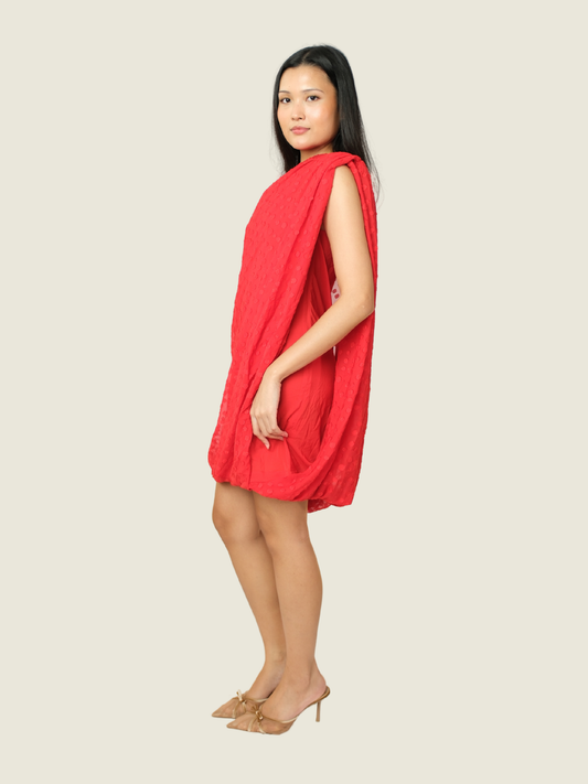 H&M X Stella Draped One Shoulder Dress