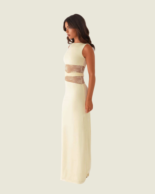 Peppermayo Exclusive Karma Yellow Maxi Dress