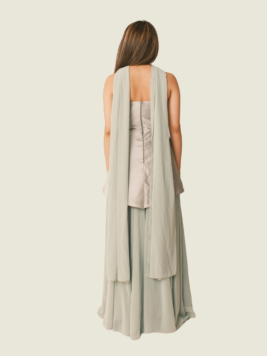Desino Dulce Olive Green Maxi Dress