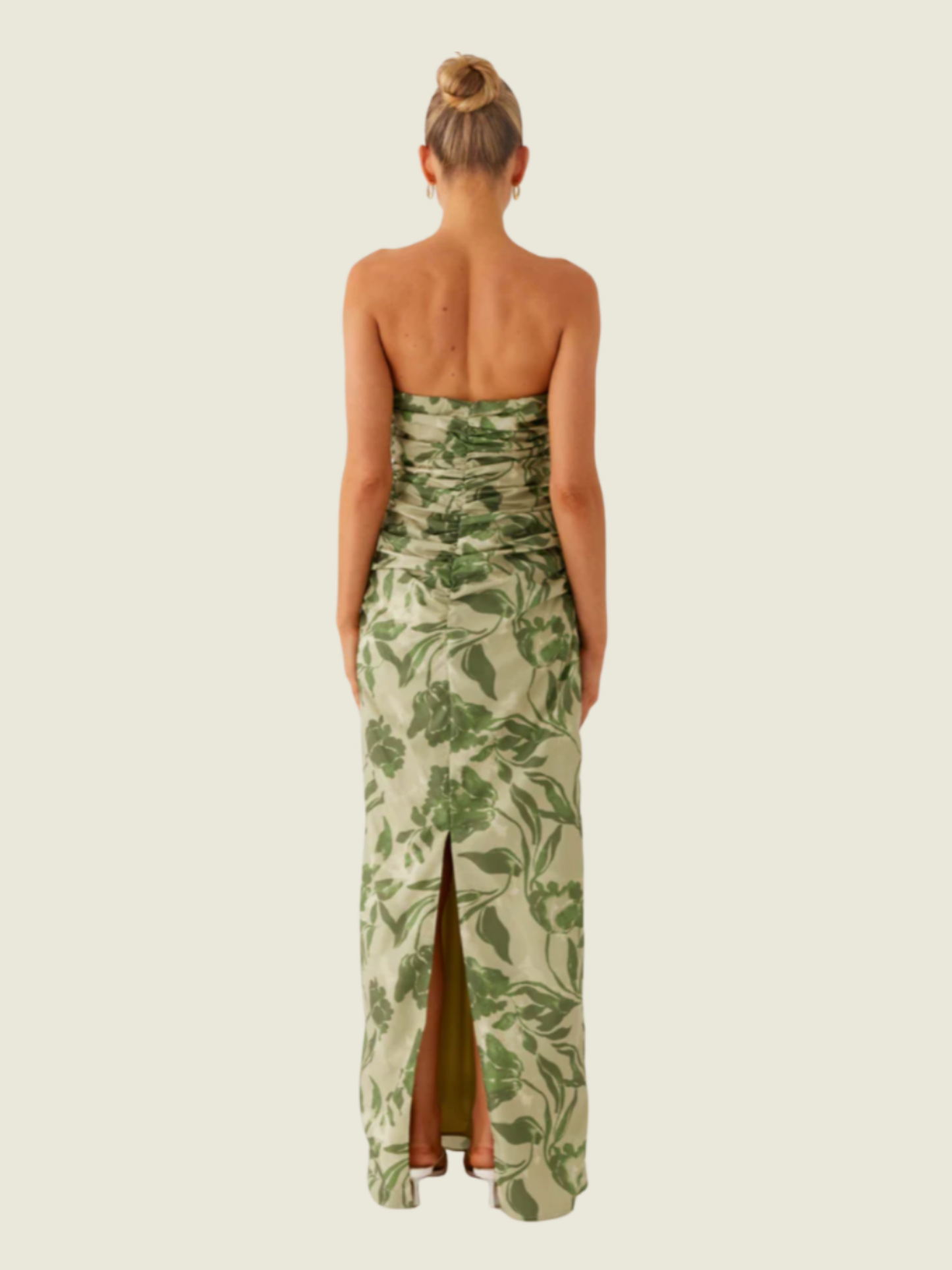 Peppermayo Sirrah Green Printed Maxi Dress