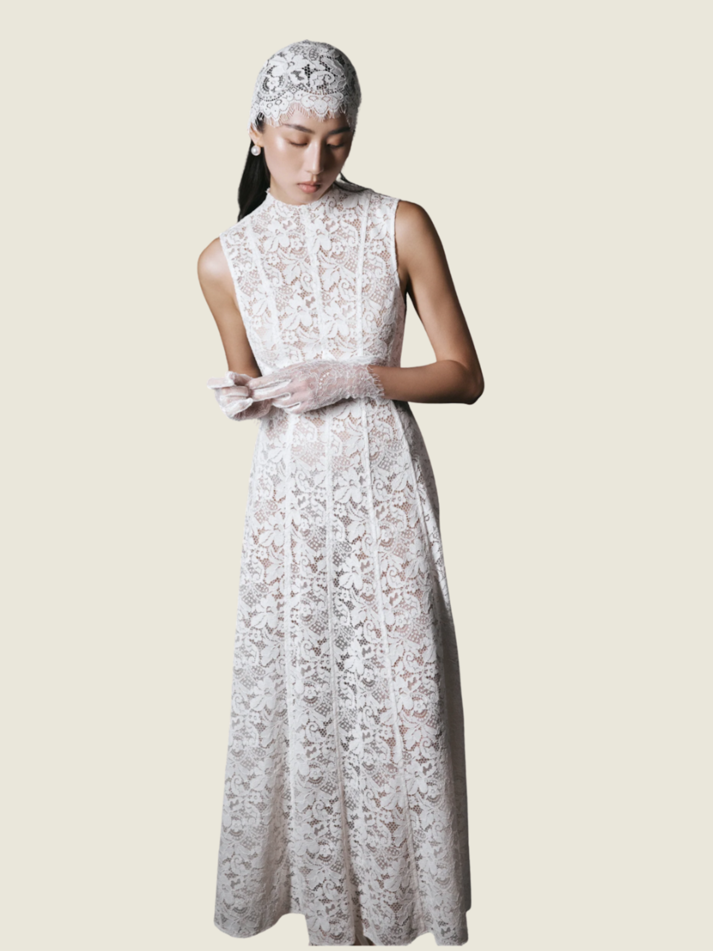 Huong Boutique Louise Lace Maxi Dress