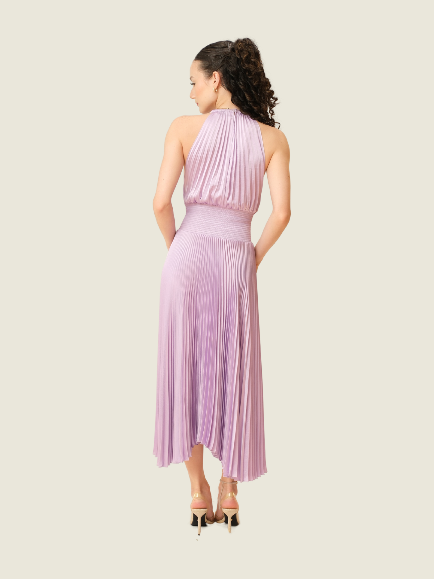 ALC Purple Midi Dress