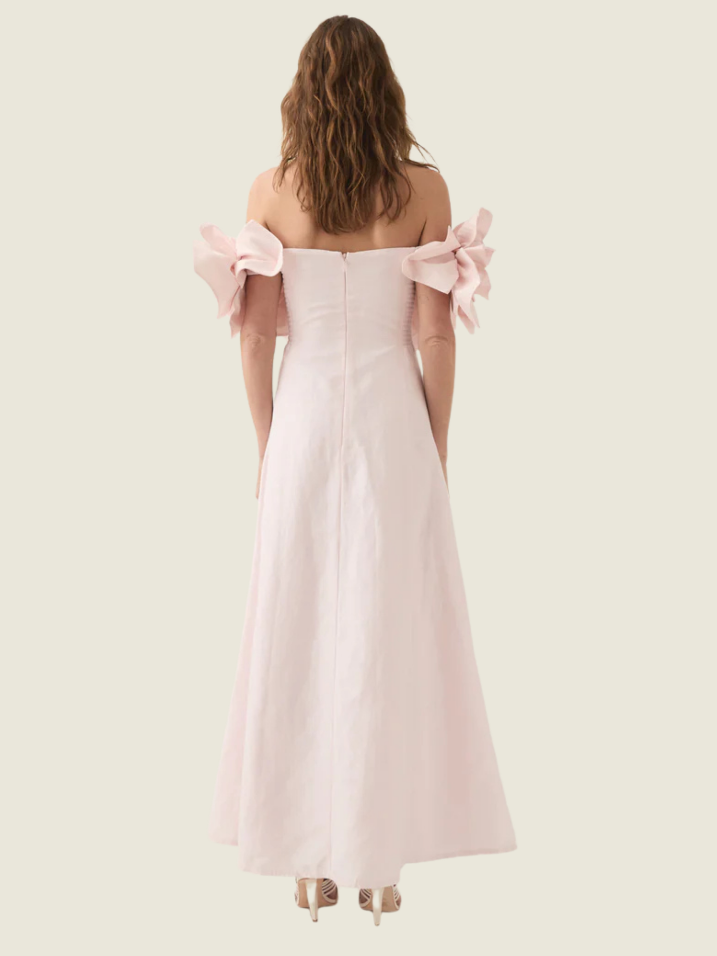 Aje Etta Midi Dress in Pink