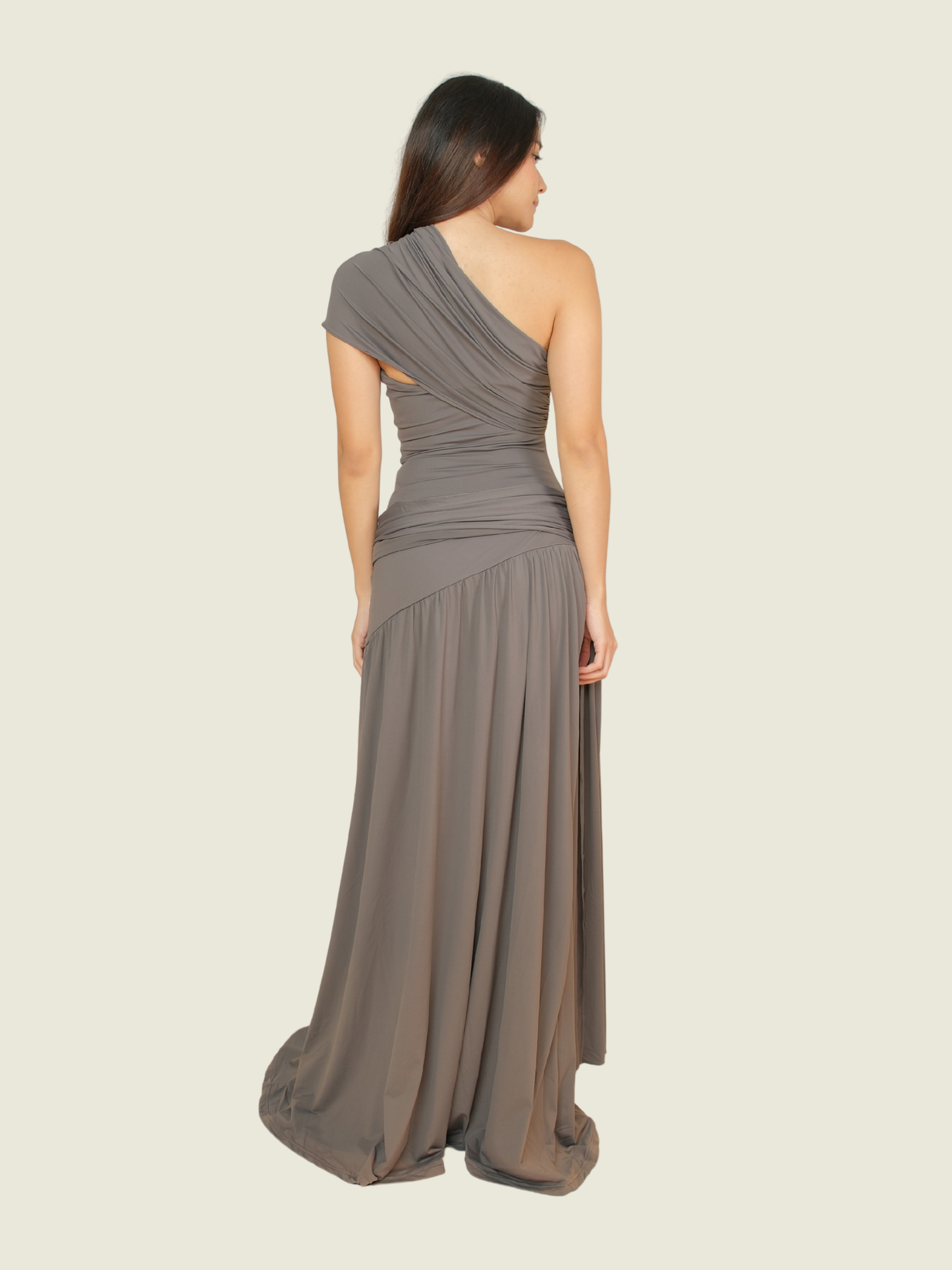 BABYBOO Monica Maxi Dress - Charcoal
