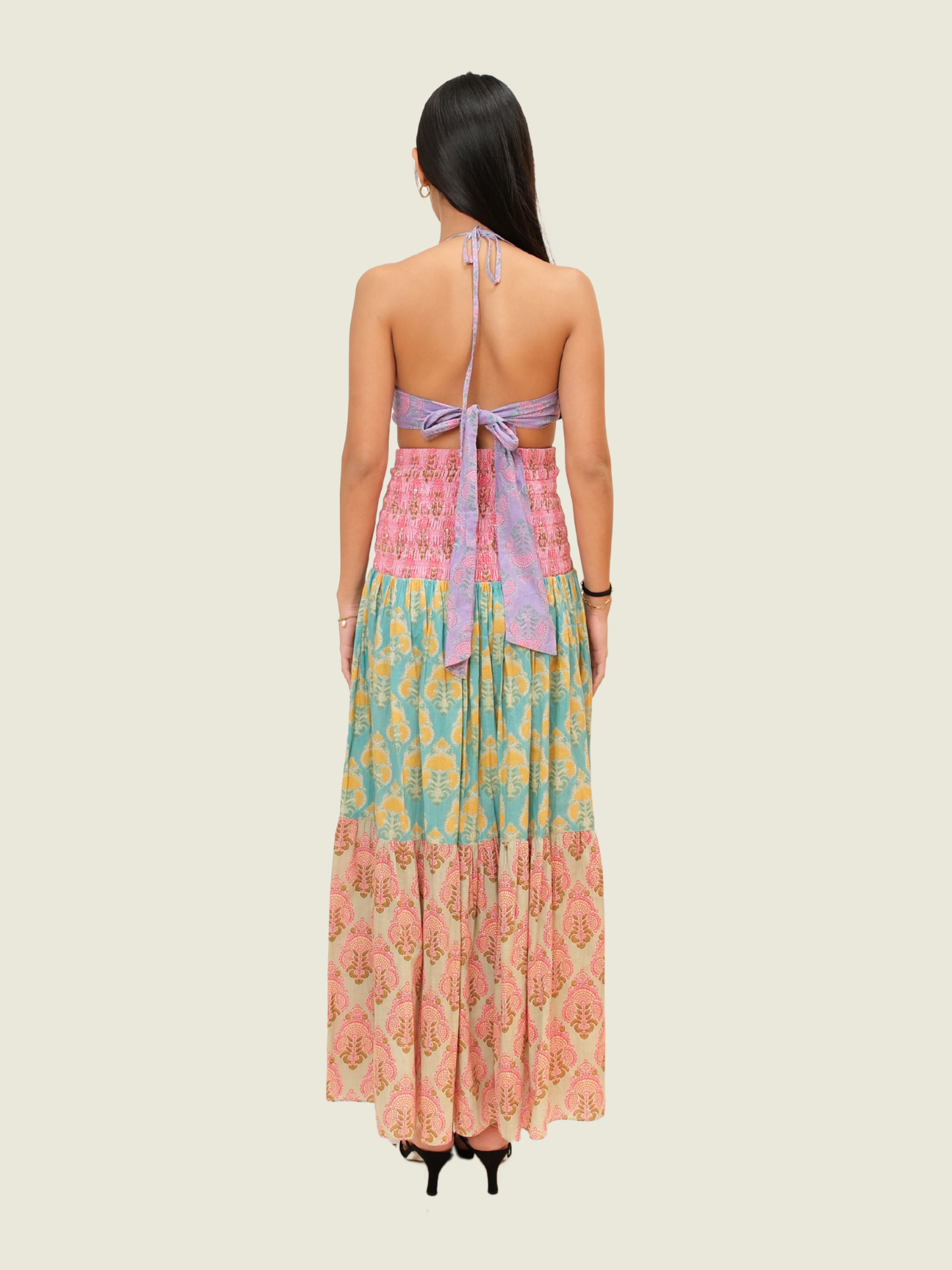 Charina Sarte Multicolor Maxi Dress