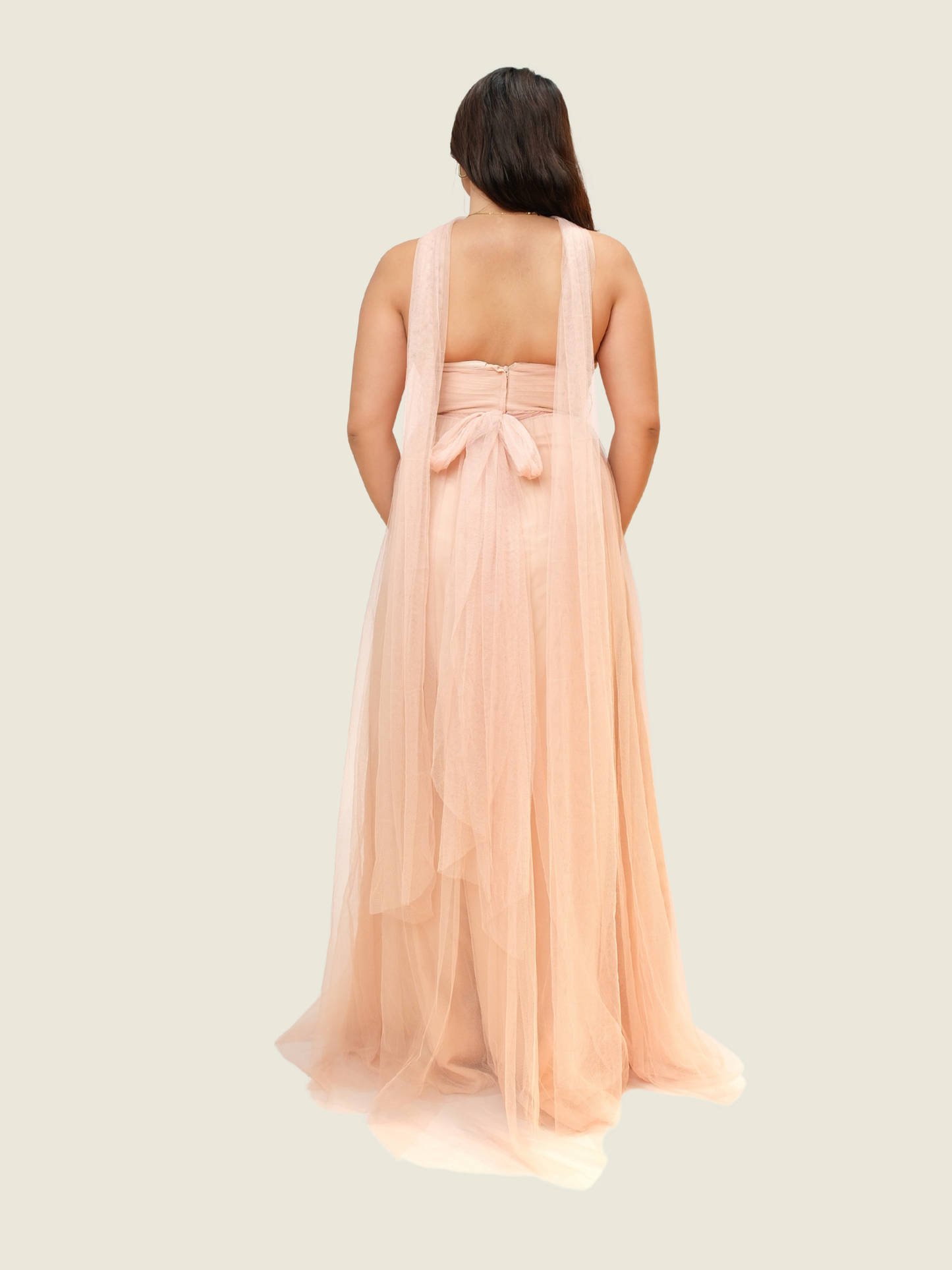 Jenny Yoo Sweatheart Neckline Tube Pink Gown