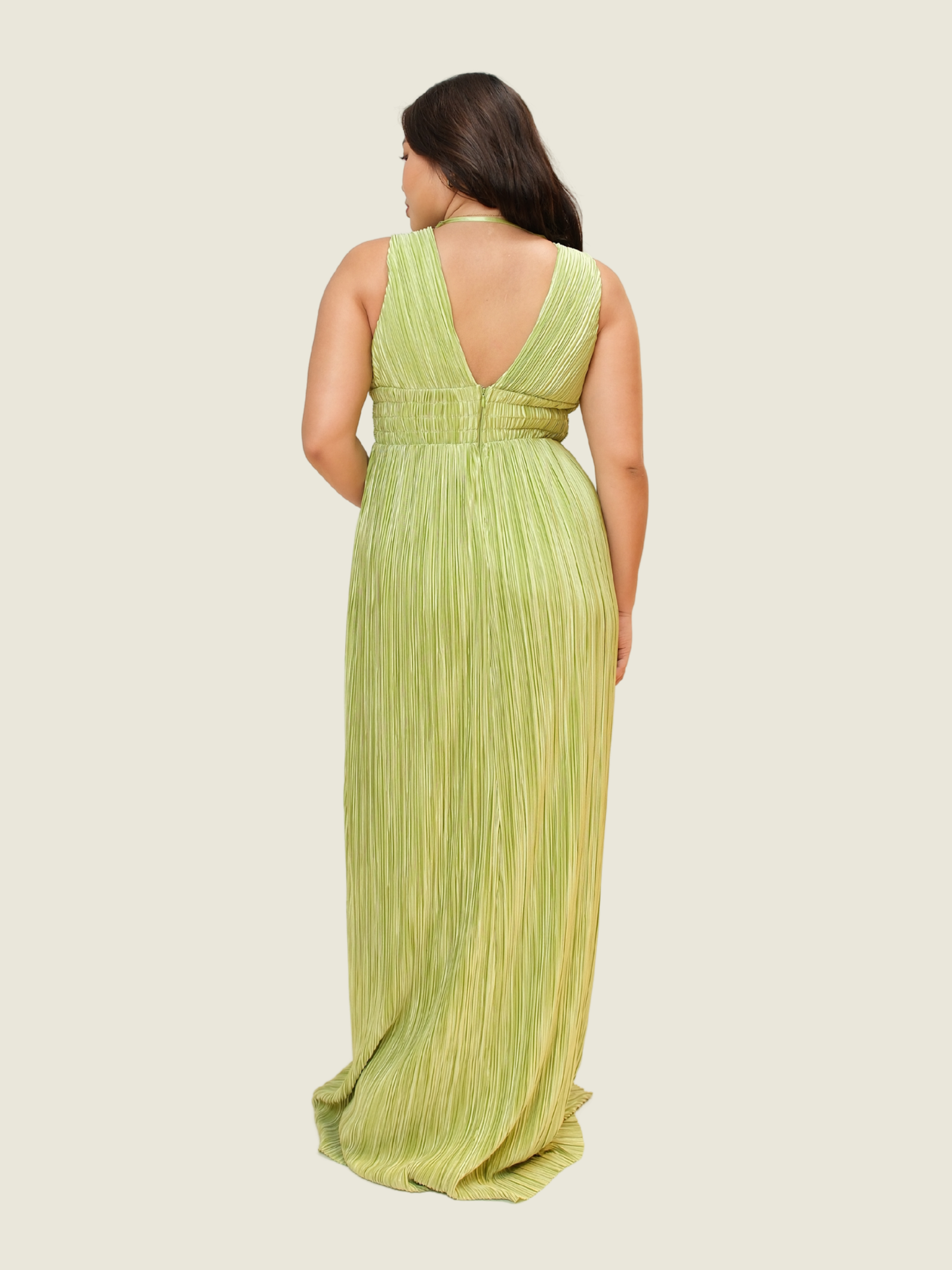 Lulus Pleated Maxi Dress