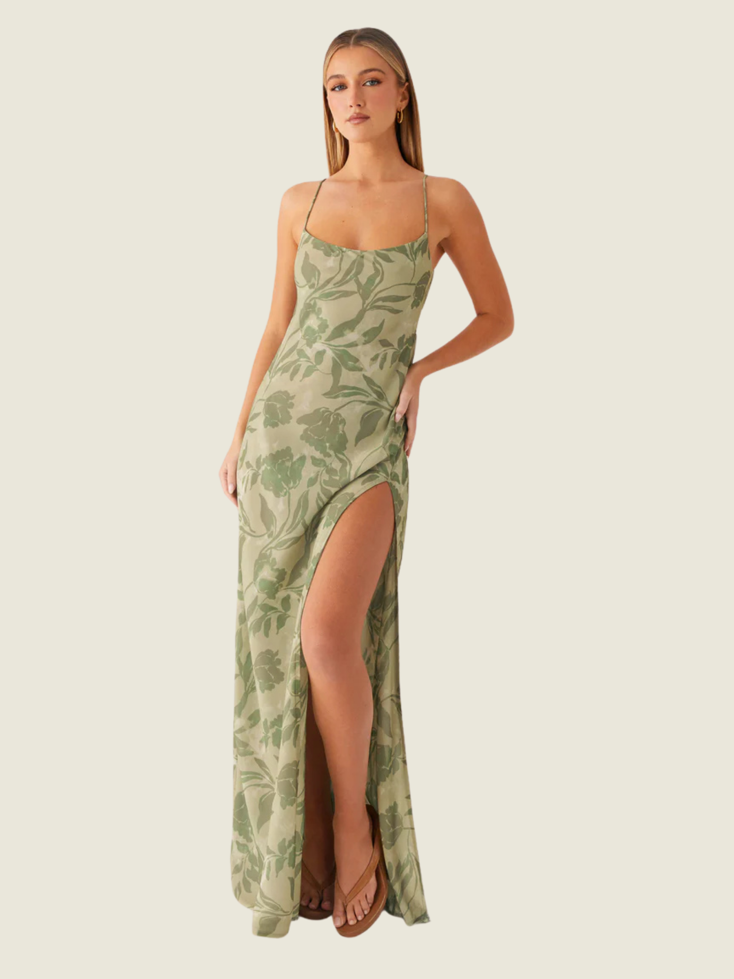 Peppermayo Aloutte Maxi Dress Jade Fern
