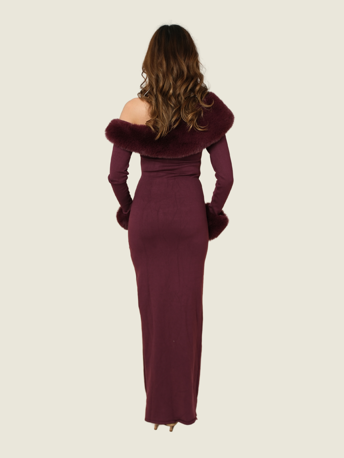 Meshki Karleigh Faux Fur Dress