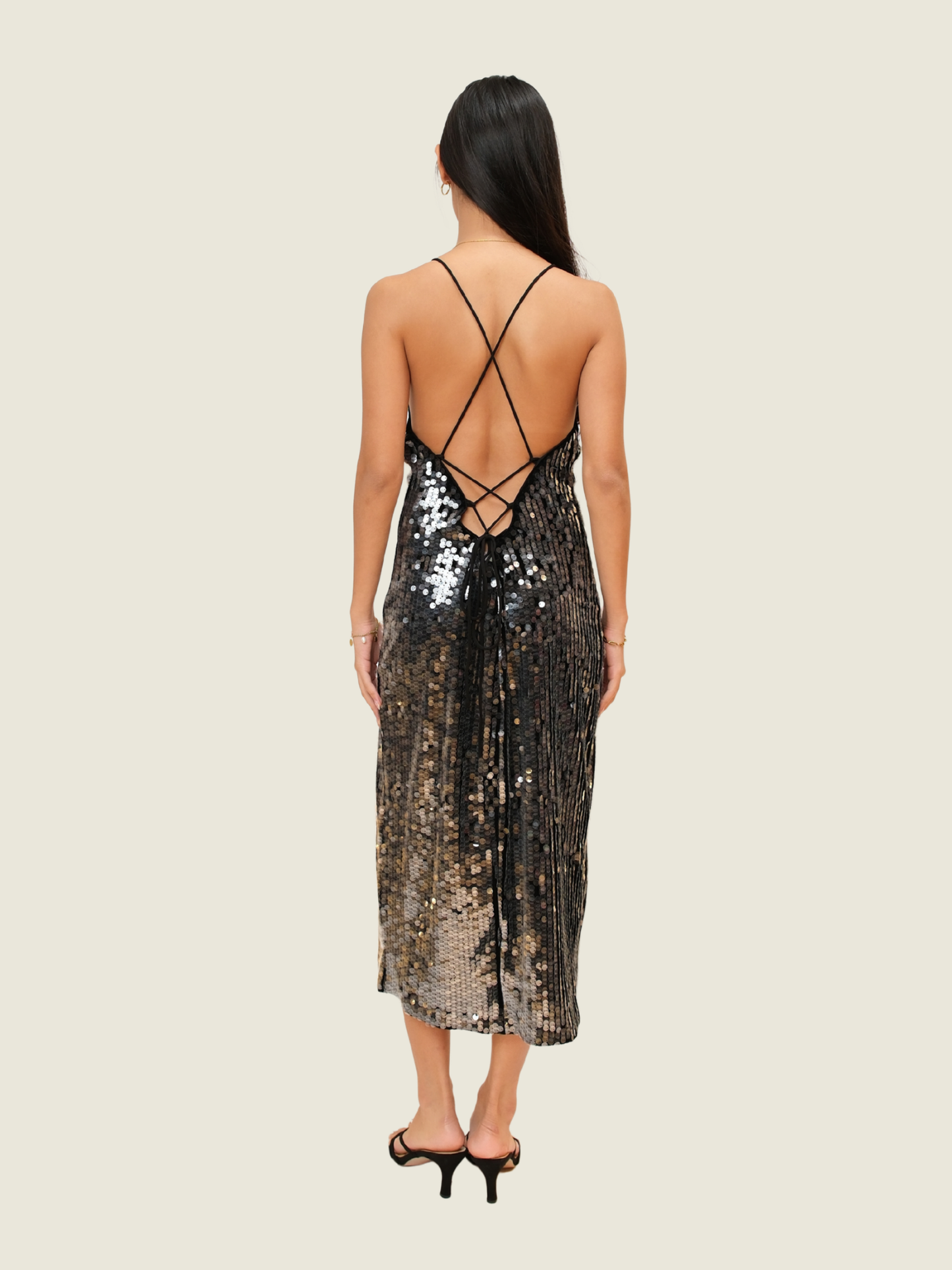NBD Sequin Midi Dress