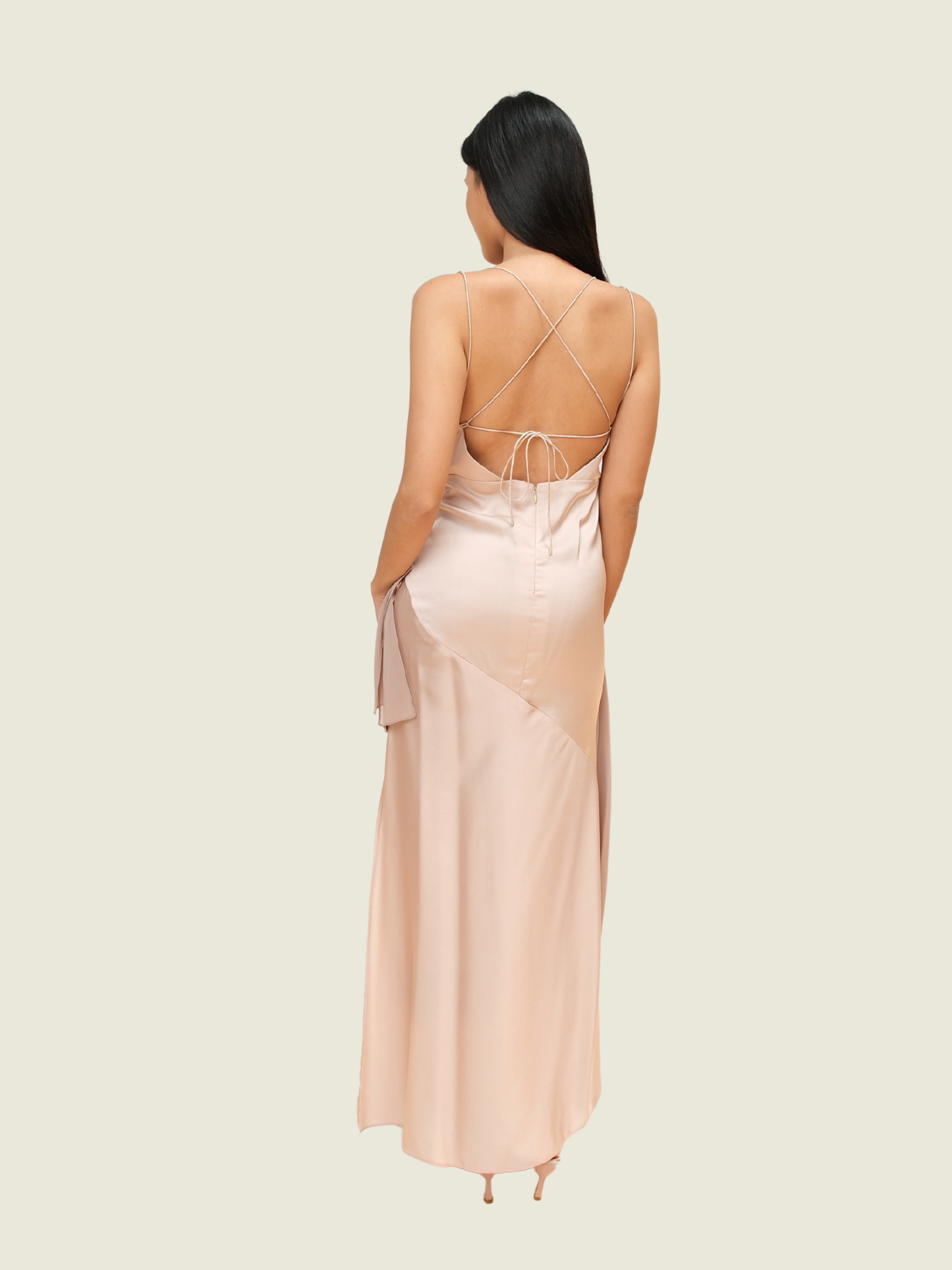 Neric Beltran Two-Tone Gown
