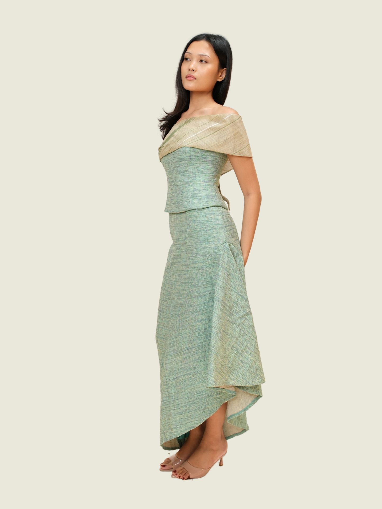Rajo Laurel Terno Set with Piña accent