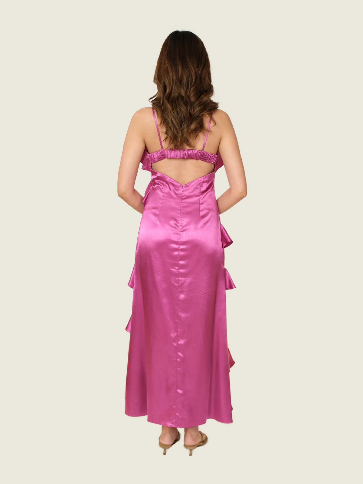 Velhagen the Label Violet Ruffle Dress