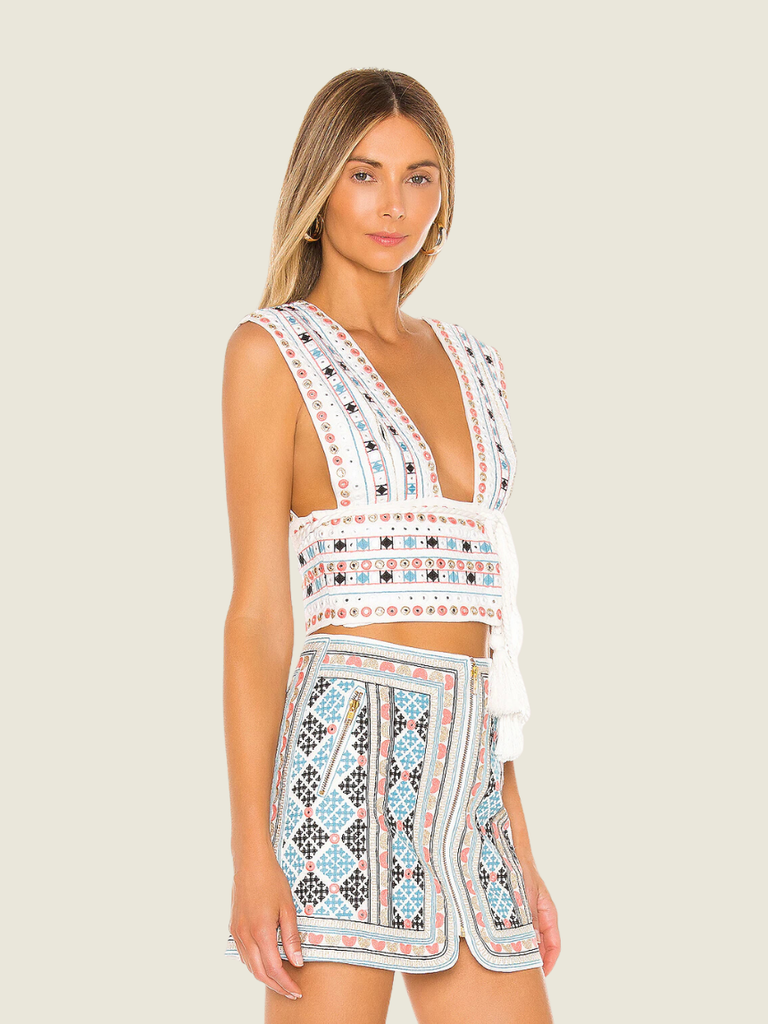Majorelle Breanna Top and Port Skirt Set