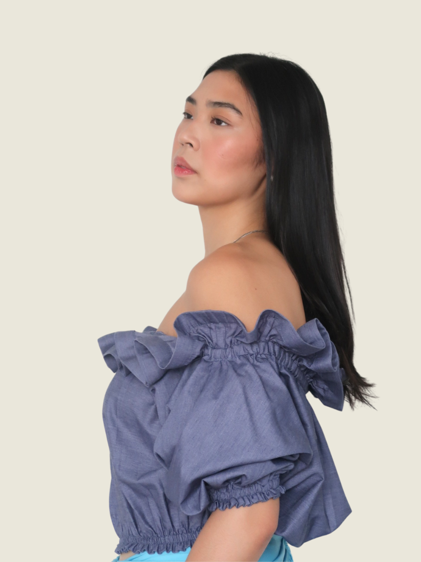 Yong Studio Viera Blue Top