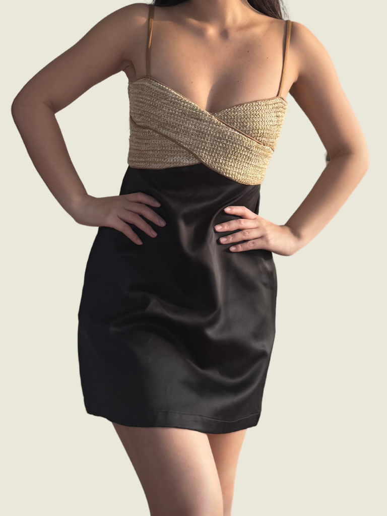 Rosanna Ocampo Bagatelle Black Mini Dress