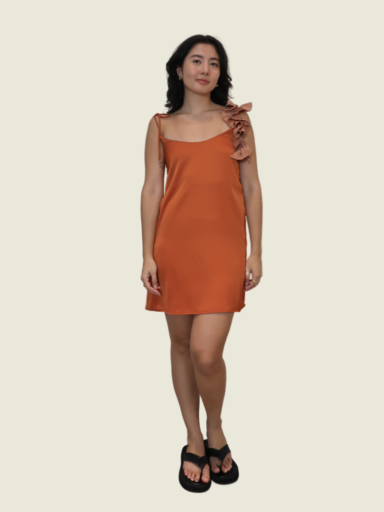Pamela Ng Orange Dress