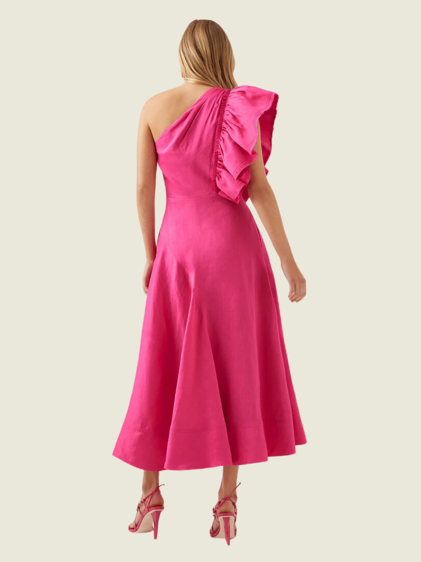 Aje Bonjour Asymmetrical Midi