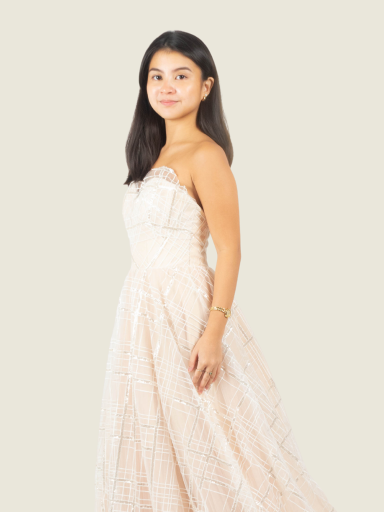 Andrea Tetangco Custom Nude Gown