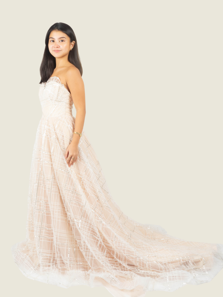 Andrea Tetangco Custom Nude Gown