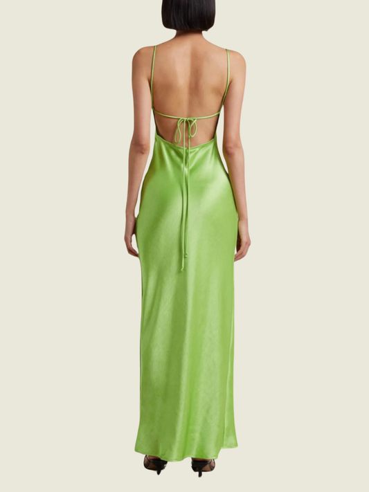 Bec + Bridge Dreamer Tie Dress in Lime