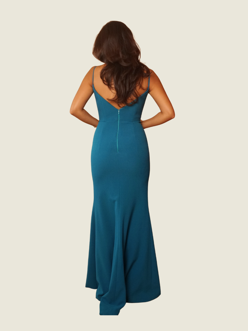 Boom Sason Blue Long Gown
