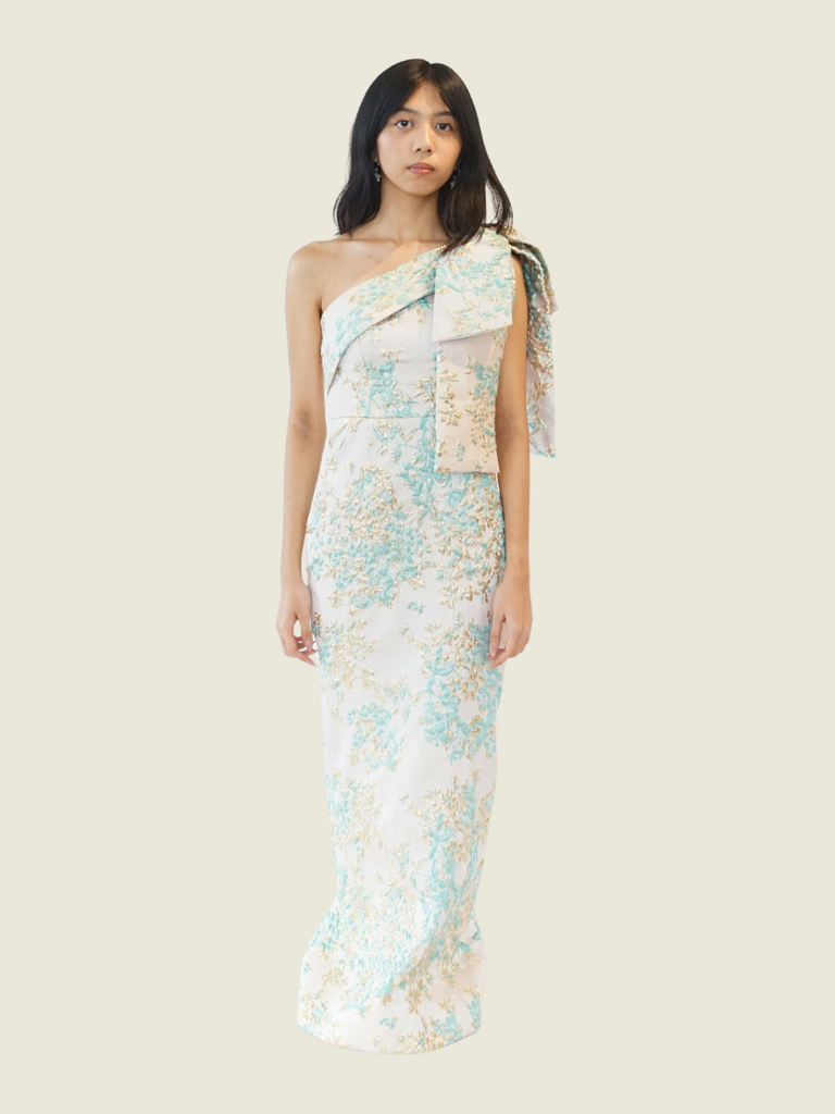 Debbie Co Custom Floral Gown