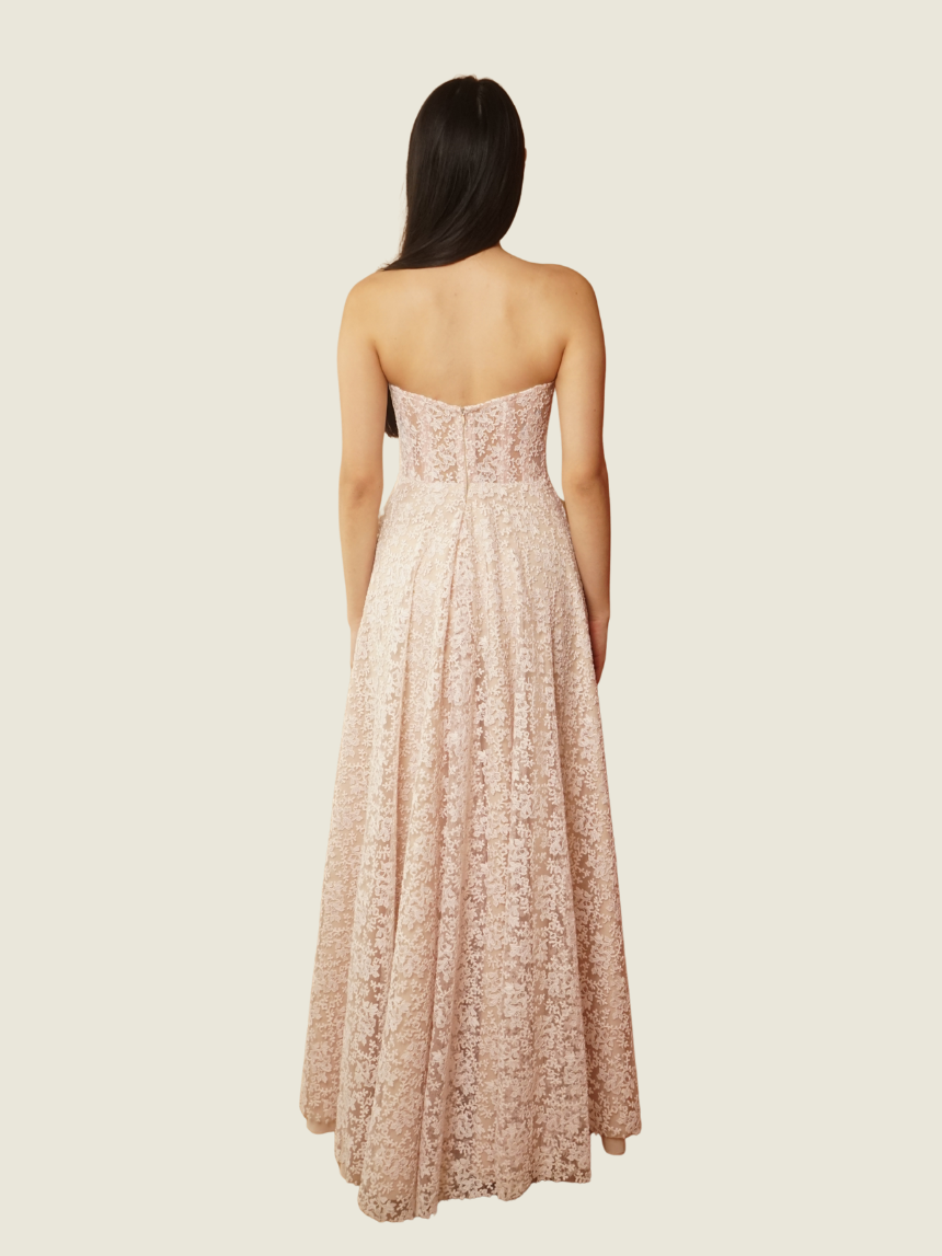 Debbie Co Pink Lace Dress
