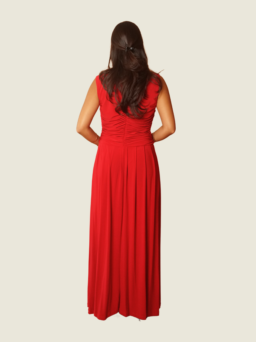 Details Red Dress