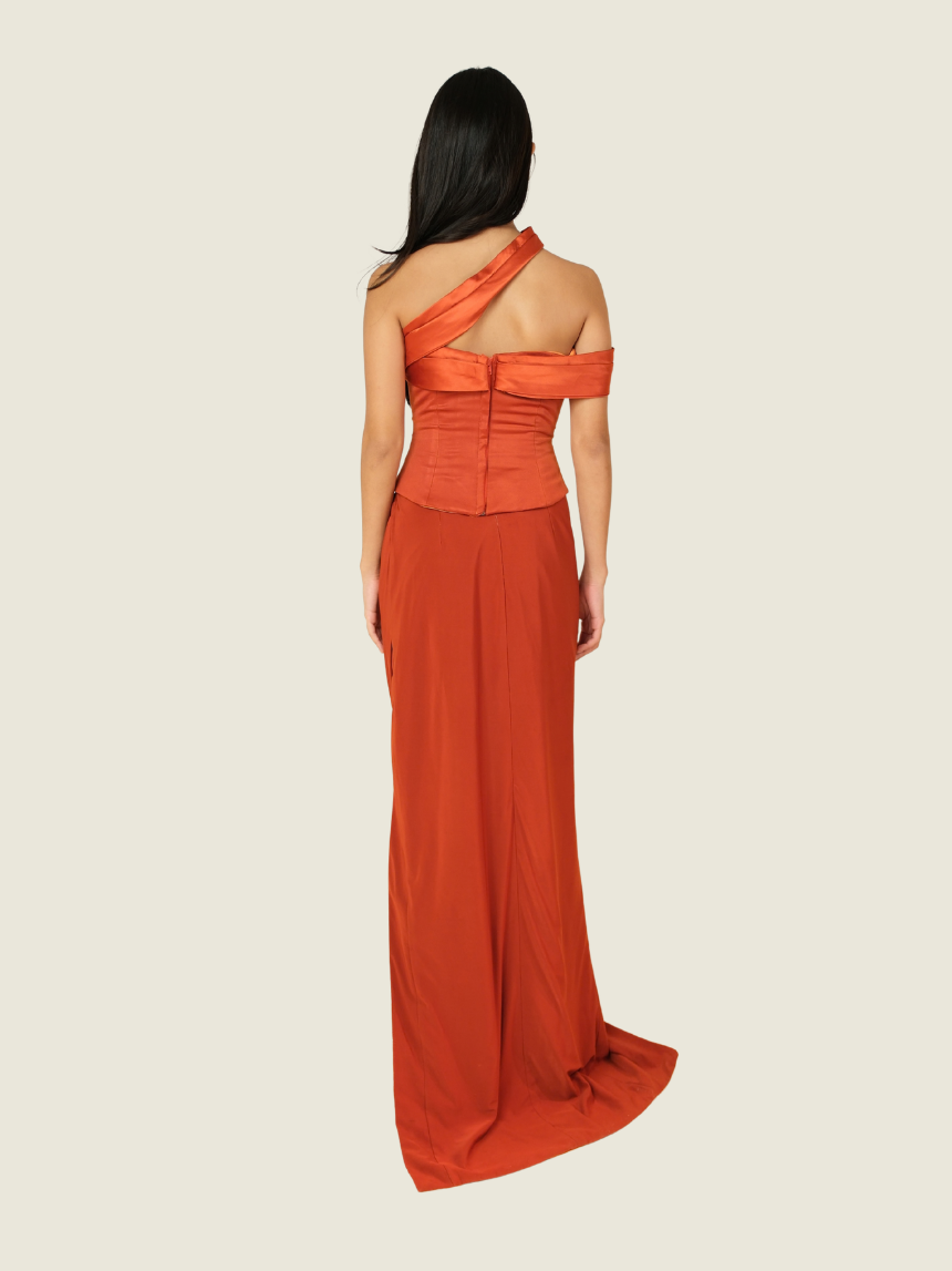 EBIRO Orange Velvet Set