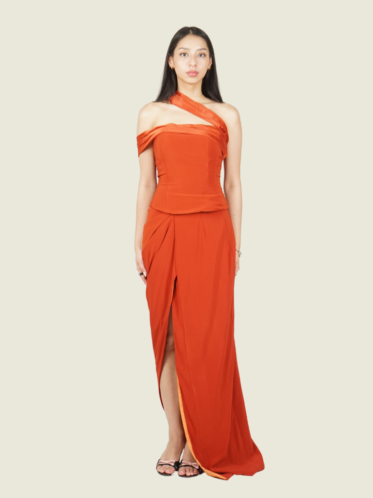 EBIRO Orange Velvet Set