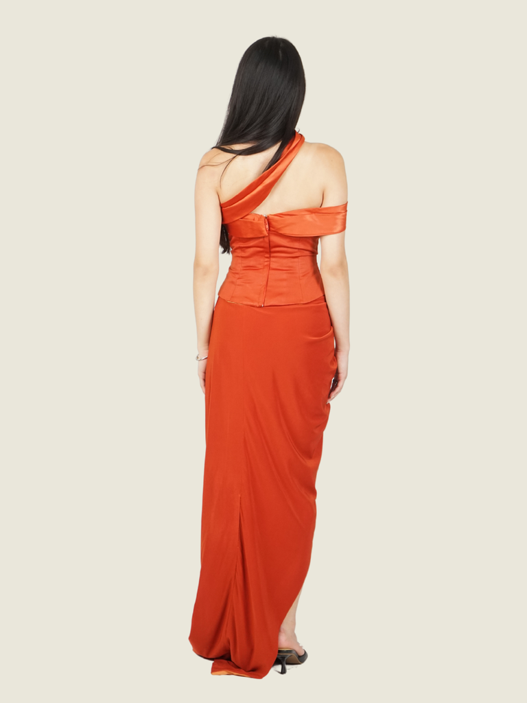 EBIRO Orange Velvet Set