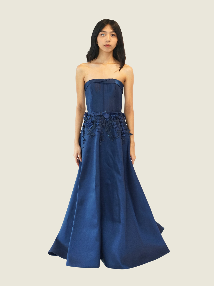 Edjess Banania Custom Blue Gown
