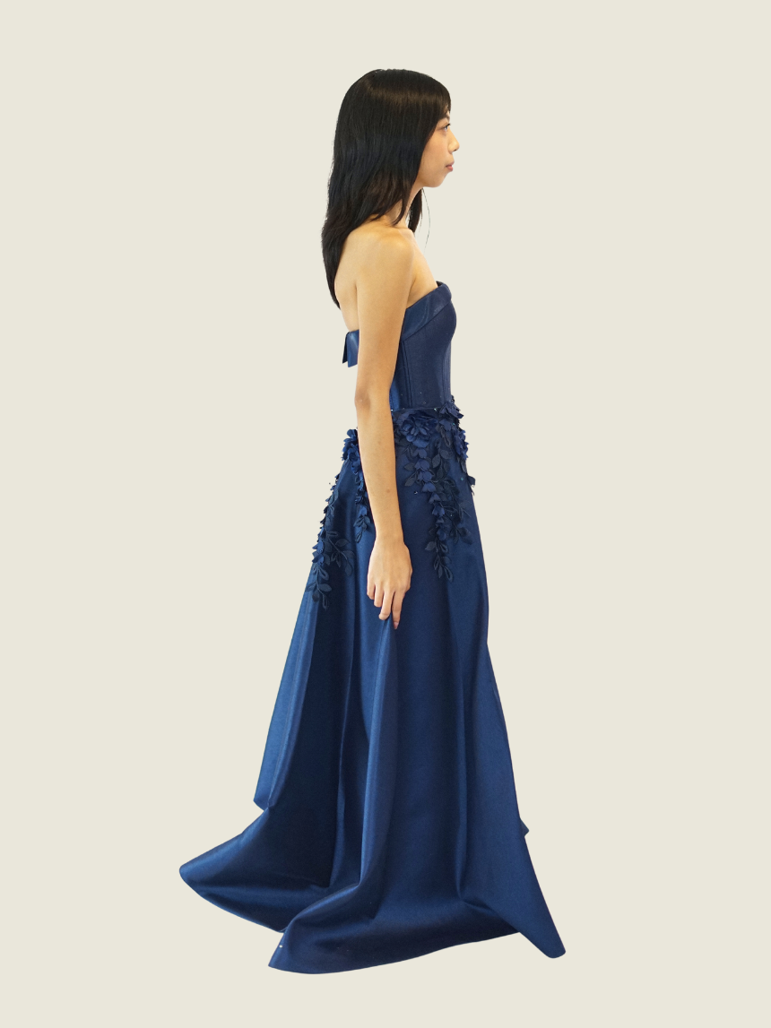 Edjess Banania Custom Blue Gown
