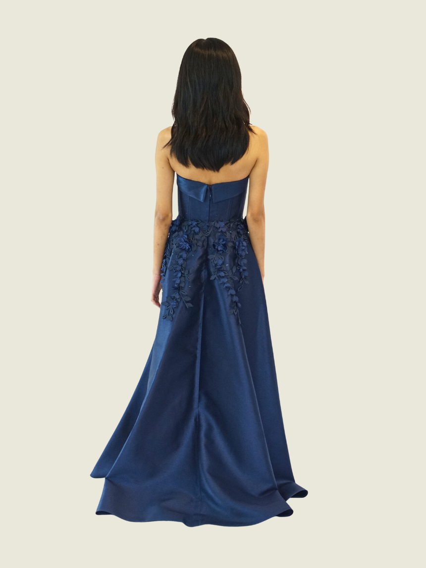 Edjess Banania Custom Blue Gown