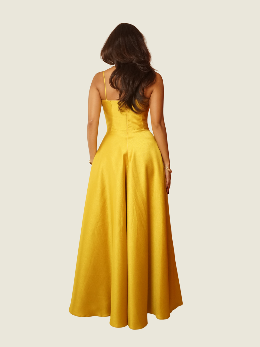 Ella Chua Custom Yellow Gown