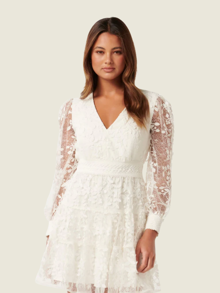 Ever New Frances Mini Lace Dress